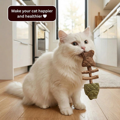 Natural Catnip Fish Chew Toy
