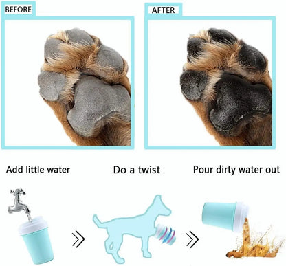Silicone Dog Paw Cleaning Cup pawvora