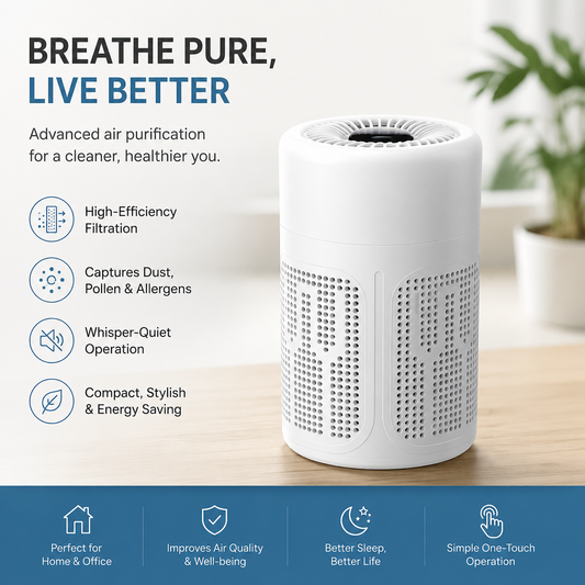 PureBreeze™ Air Purifier 🌿✨ — Cleaner Air, Better Living