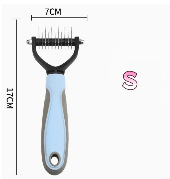 Pet Dematting Comb & Deshedding Brush