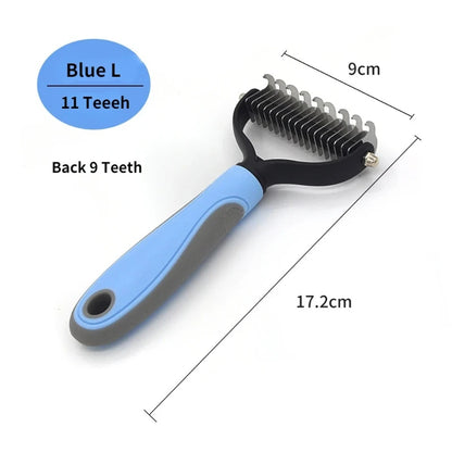 Pet Dematting Comb & Deshedding Brush