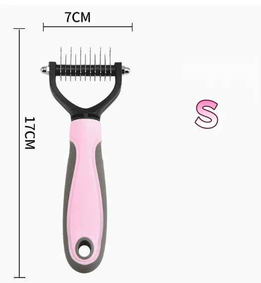 Pet Dematting Comb & Deshedding Brush